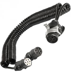 Spiralkabel 2x7 till 15-polig