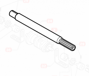 Axel hydr.motor - vinkelväxel