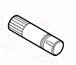 Axel intern vinkelväxel kort