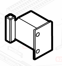 Hållare baklyse B2 höger