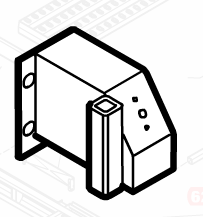 Hållare baklyse B2 vänster