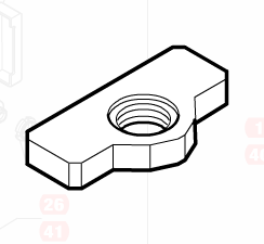 Centreringsmutter plast