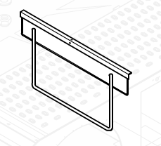 Stänkskydd hållare bakre B4