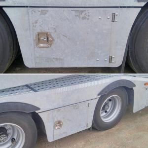 Skåp hjulhus höger m lucka B4 tidig modell