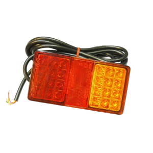 Baklyse LED 3-väg 2,5m kabel