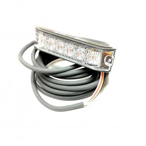 Blixtljus vinklad 6x1w gul