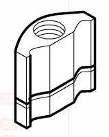 Plastmutter Spindel Rolfo