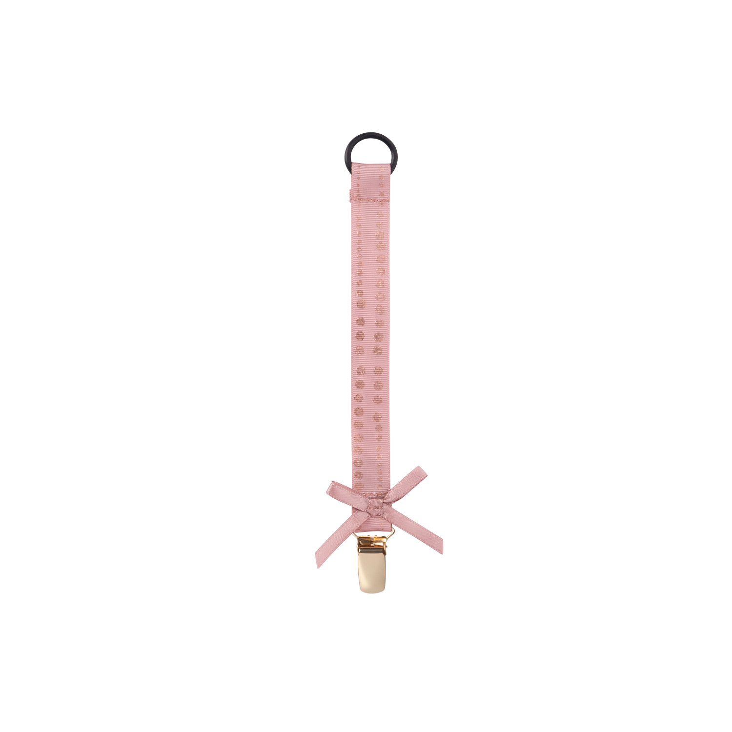 Pacifier Clip Rose Gold