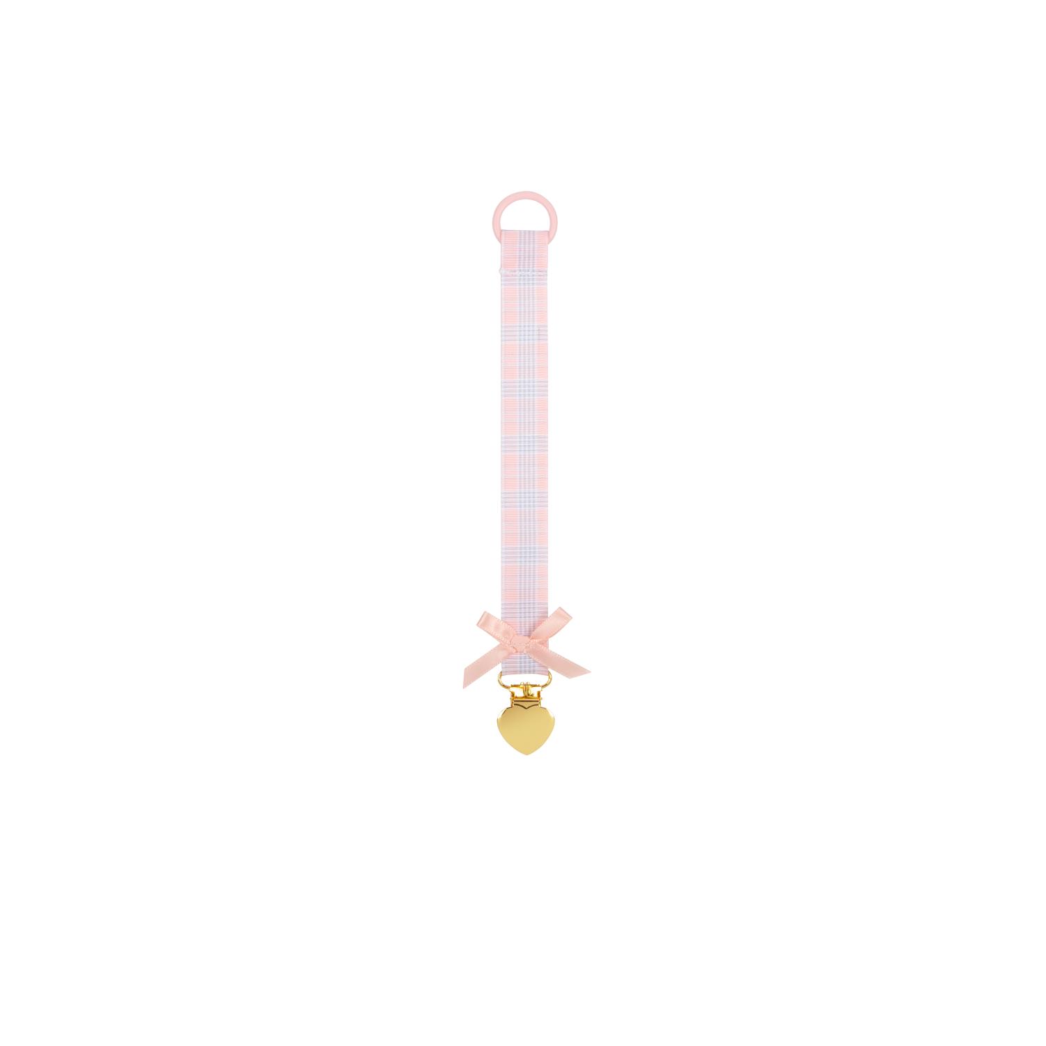 Pacifier clip Pink Classic Collection