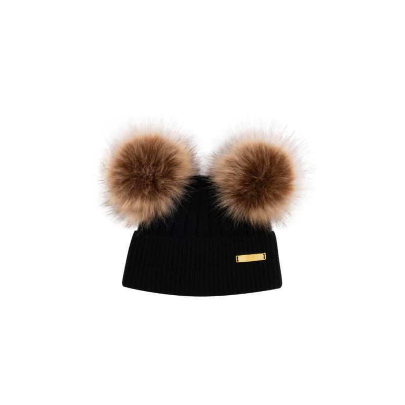 Winter hat 0-6 mon Black