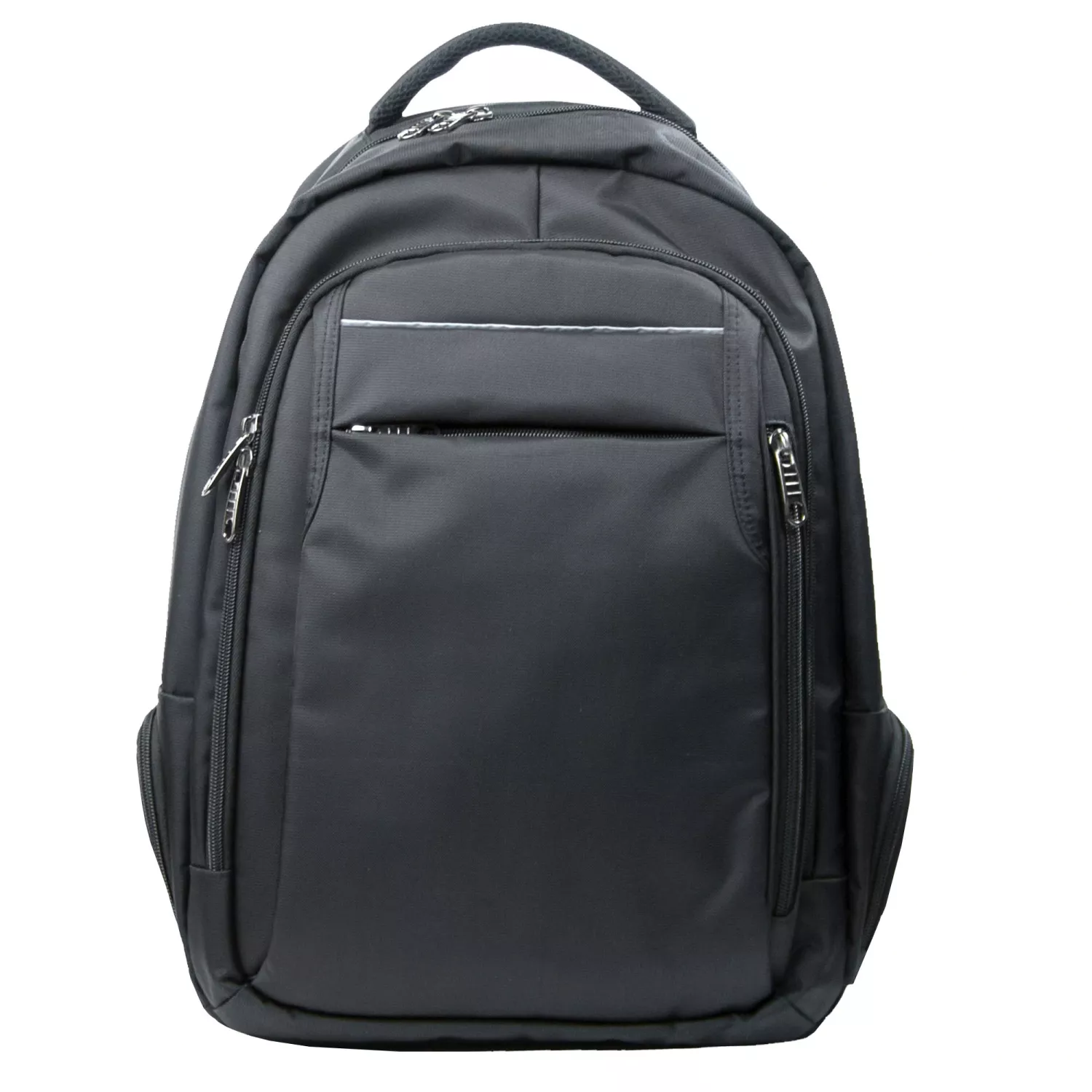 Datorryggsäck med funktioner som laptopfack, säkerhetsficka och reflex