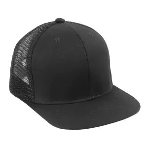 Flat peak-cap
