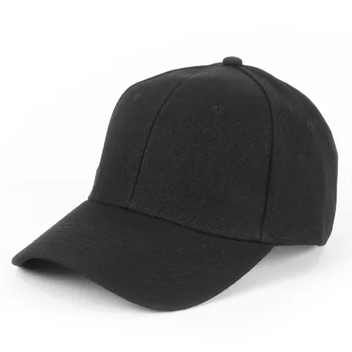 Svart keps från Black Hill i polyester/ull med metallspänne