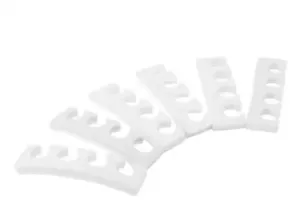 Tåkam, skumgummi, vit, 6 stycken
