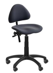 Arbetsstol BOFA med ryggstöd, sitthöjd 39-53 cm