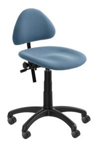 Arbetsstol BOFA med ryggstöd och extra djup sits, sitthöjd 44-58 cm