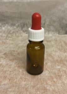 Glasflaska med pipett 