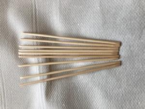 Orangepinne, trä 18 cm dubbeländad platt/platt