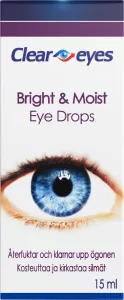 Ögondroppar Clear Eyes Bright and Moist 15ml