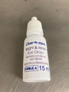 Ögondroppar Clear Eyes Bright and Moist 15ml
