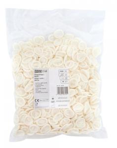 Fingertuta Nitril vit stl 8/M 100 st/frp puderfri , längd 7 cm