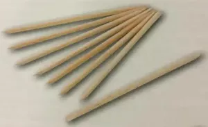 Orangepinne, trä 12 cm spets/platt 10/frp