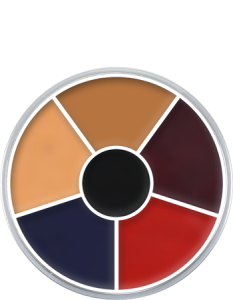 CreamColorCircle Burned Skin