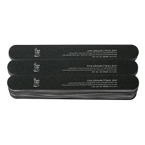 30-pack stora 2-sidiga nagelfilar 100/180, black