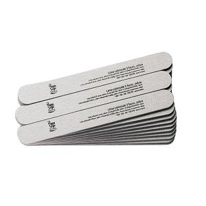 30-pack stora 2-sidiga nagelfilar 180/180, zebra