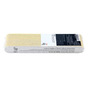 10-pack 2-sidiga nagelfilar 80/80, zebra