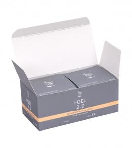 Paket 2 st UV&LED I-GEL 2.0 cover-up gel, peach - 50 g 1