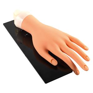 Övningshand för naglar ställ + 10 nagelskydd