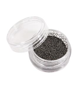 Nagelstickers mini kulor - black 3g
