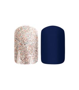 Set med 24 lösnaglar deep blue