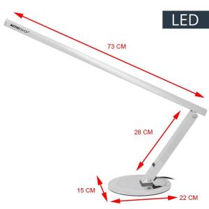 Manikyrlampa Aluminium LED 8,4W