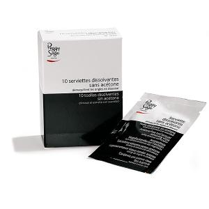 10 nagellacksborttagningsservetter 10x4ml