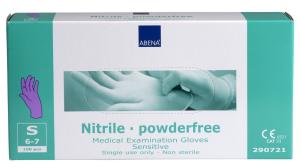Nitrilhandske puderfri Storlek M rosa 100st