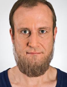 Full beard Blond