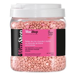 Varmt kroppsvax utan remsa- 1 kg pärlor rose
