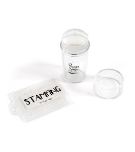Scraper & stamp nail-stamping kit
