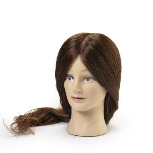 Övningsdocka 100 % äkta hår 55-60cm