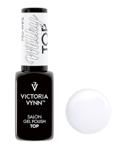 Gel Polish Top No Wipe Milky 8ml