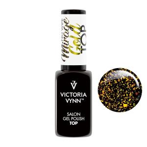Gel Polish Top No Wipe Mirage Gold 8ml