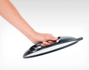 Handspegel 28 cm Svart