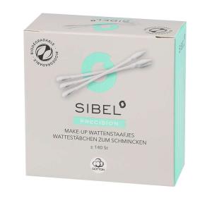 Bommulspinne för makeup med spets