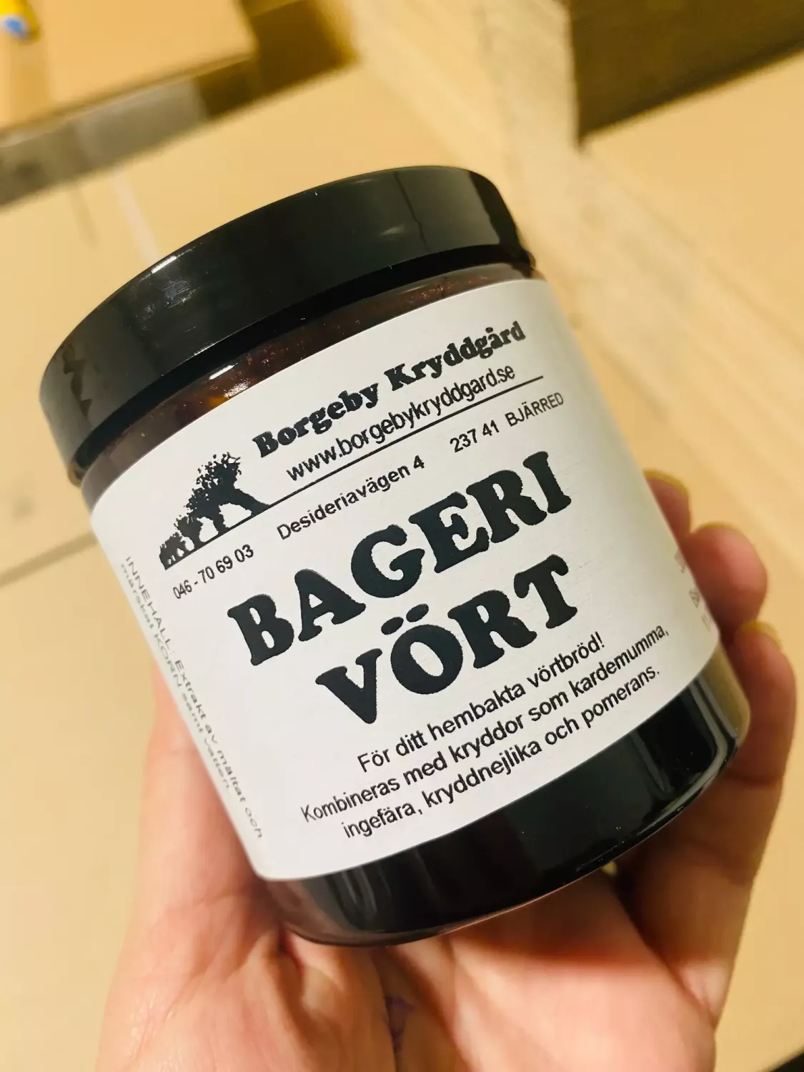 Bageri vört av korn.