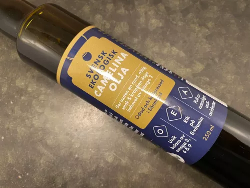 Camelina olja kallpressad svensk (250 ml)
