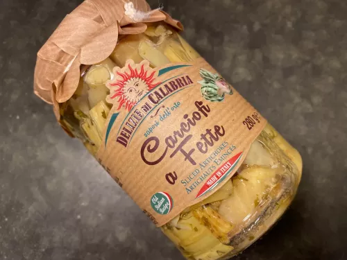 Carciofi a Fette - Marinerade kronärtskockor (180 g)