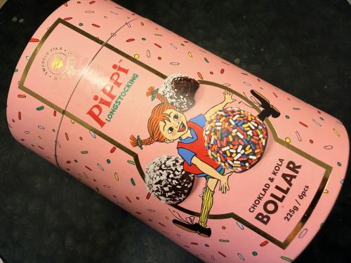 Swedish Fika Pippi Långstrump Choklad & Kolabollar (225 g)