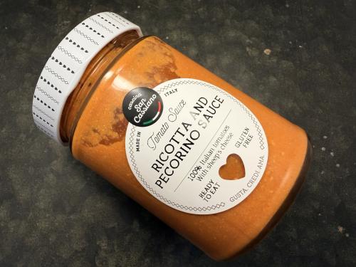San Cassiano Italiensk Tomatsås med Ricotta och Pecorino (290 g)